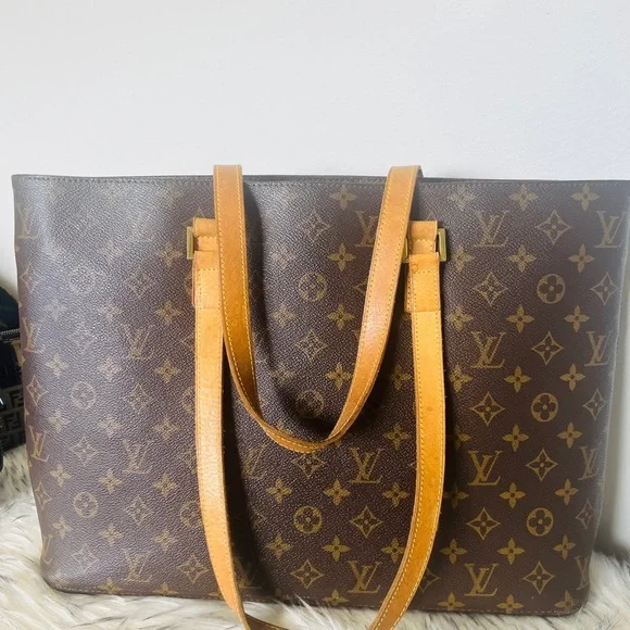Louis Vuitton Brown and Tan Shopping Tote - Picture 2 of 16